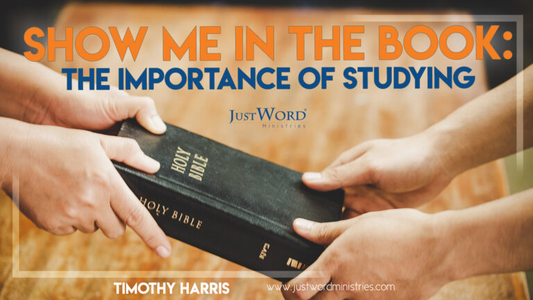 Show Me In the Book: The Importance of Studying