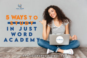 long5 Ways To Study in Just Word Academy
