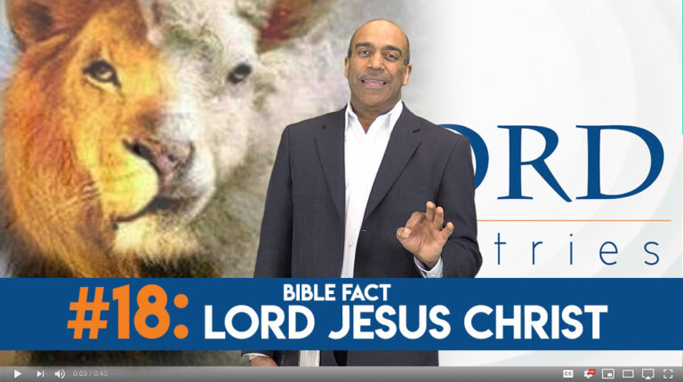 Fact #18: Lord Jesus Christ