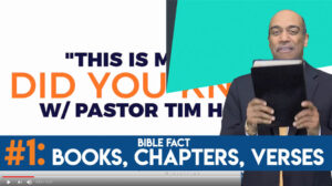 Fact #1: Books, Chapters, Verses