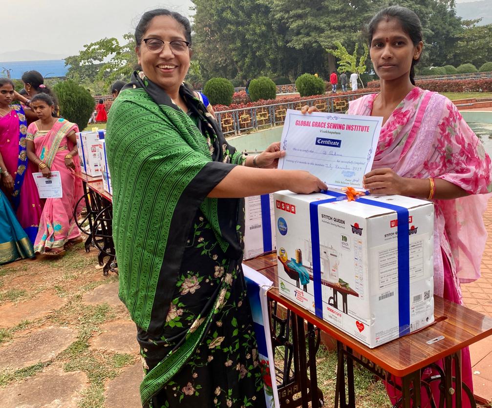 Provided Sewing Machines for Indian Community Program