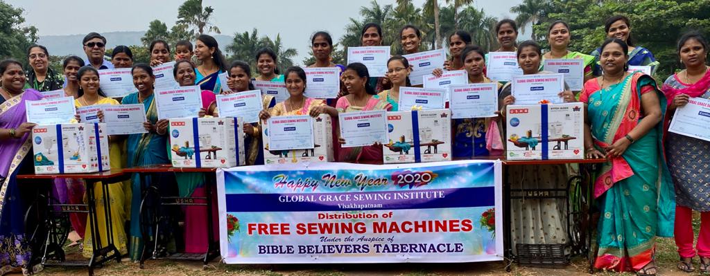 Provided Sewing Machines for Indian Community Program