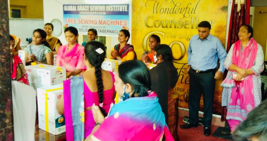 Provided Sewing Machines for Indian Community Program