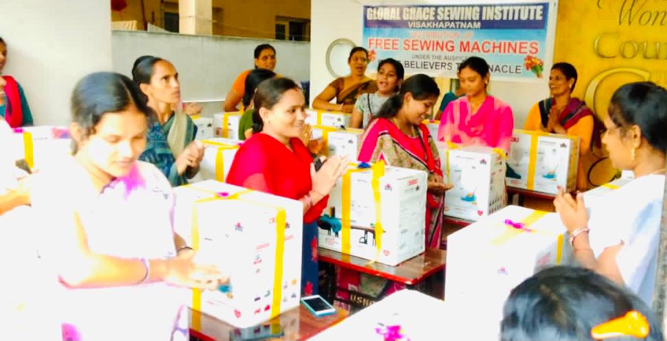 Provided Sewing Machines for Indian Community Program