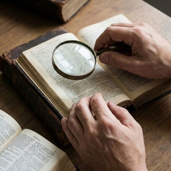 Inspecting Scripture closely 