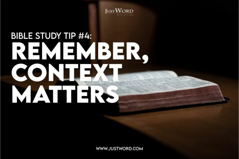 Study Tip #4: Remember, Context Matters