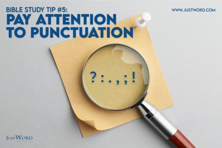 Study Tip #5: Pay Attention To Punctuation