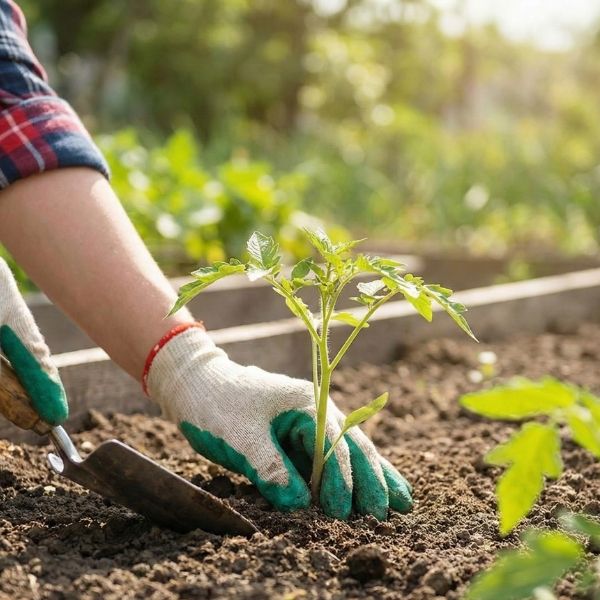 planting in the garden