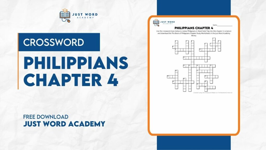 Philippians Chapter 4 Crossword