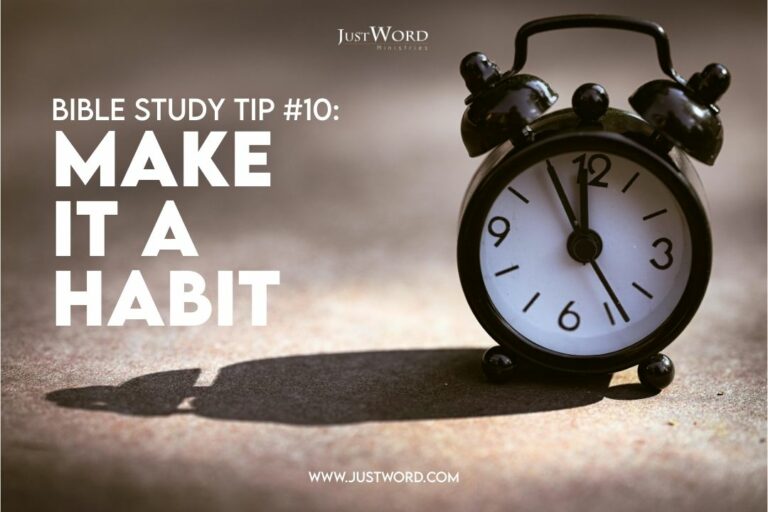 Study Tip #10: Make it a Habit
