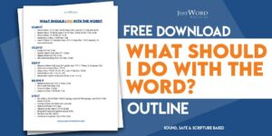 What Should I Do With The Word?