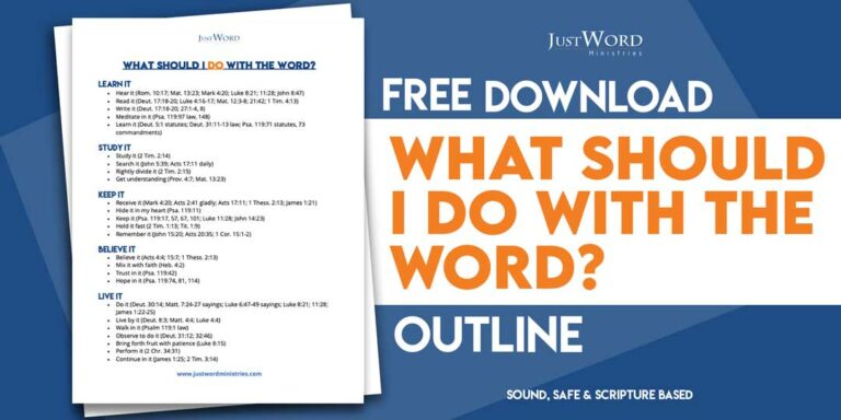 What Should I Do With The Word?